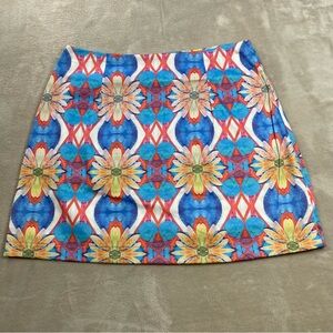 Vintage Kaeli Smith Preppy Skirt USA Made Vibrant Colors Lily Pulitzer Aesthetic